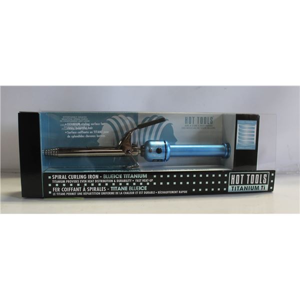 HOT TOOLS TITANIUM SPIRAL CURLING IRON