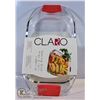 Image 1 : CLARO 1.5QT BAKING DISH W/ SILICONE HANDLES