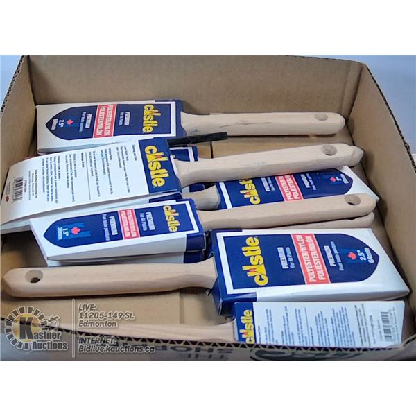 UNCLAIMED BOX WITH 8 QUALITY CASTLE PREMIUM PAINT