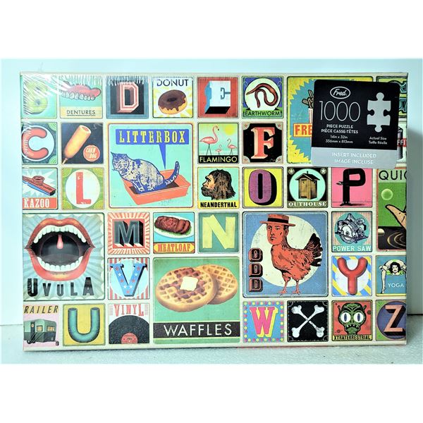 8)  FACTORY SEALED 1000 PCE PUZZLE "XYZ