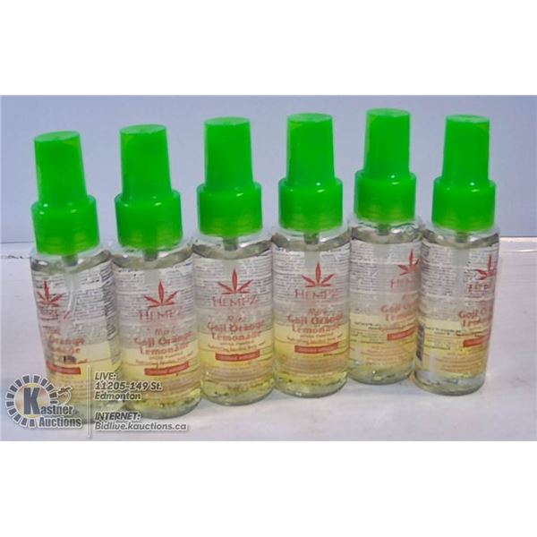 LOT OF 6 HEMPZ MINI GOJI ORANGE LEMONADE CITRUS