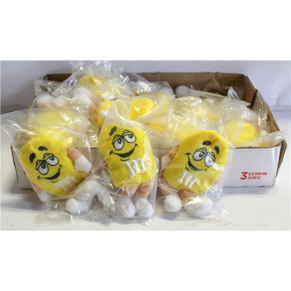 FLAT OF M&M BEANBAG TOYS
