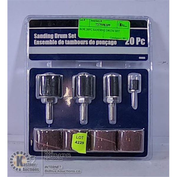 ROK 20PC SANDING DRUM SET