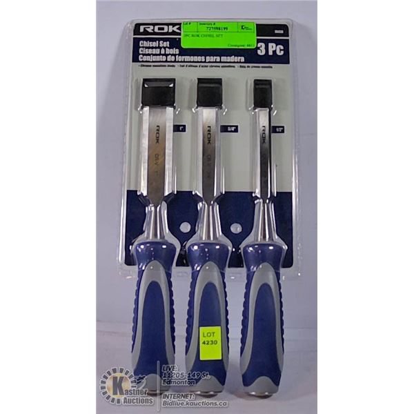 3PC ROK CHISEL SET