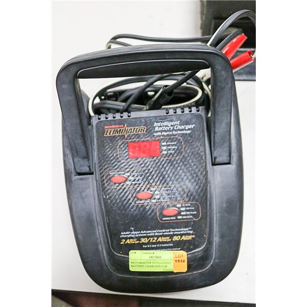 MOTOMASTER INTELLIGENT BATTERY CHARGERS FOR