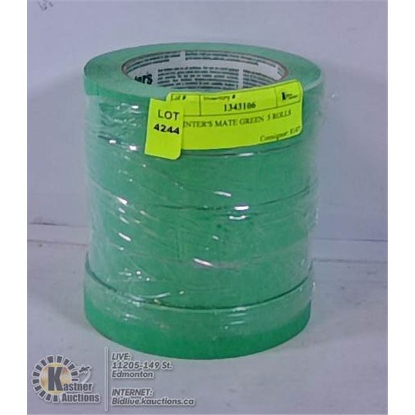 PAINTER'S MATE GREEN  5 ROLLS