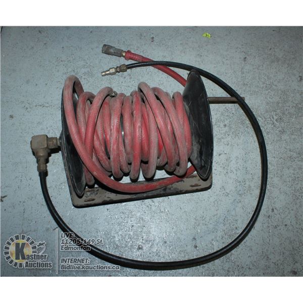 3/8" AIR HOSE AND REEL