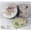 Image 1 : LOT OF 3 DECORATIVE KEEPSAKE BOXES
