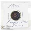 Image 1 : 1904 INDIAN HEAD PENNY