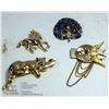 Image 1 : LOT OF VINTAGE BROOCHES