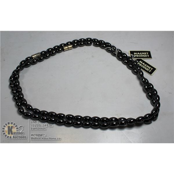 PAIR OF MAGNETIC THERAPY NECKLACES