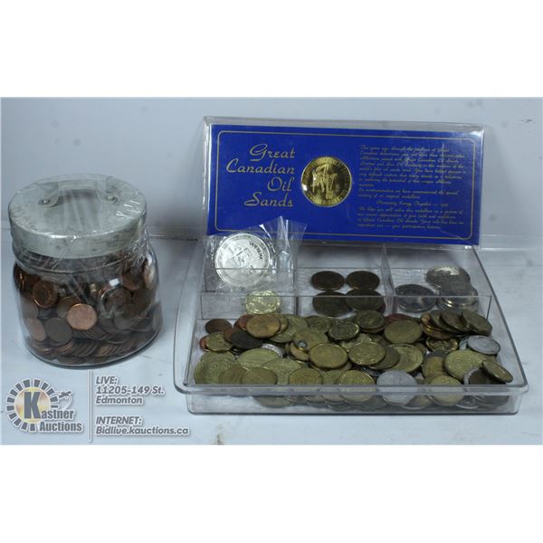 A LOT OF MEDALLIONS/TOKENS