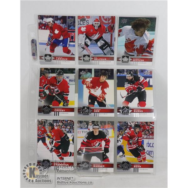 CANADIAN TIRE TEAM CANADA UD 13 SP'S CARD LOT