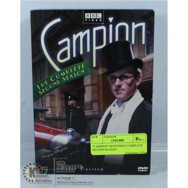 "CAMPION" MYSTERIES COMPLETE SECOND SEASON