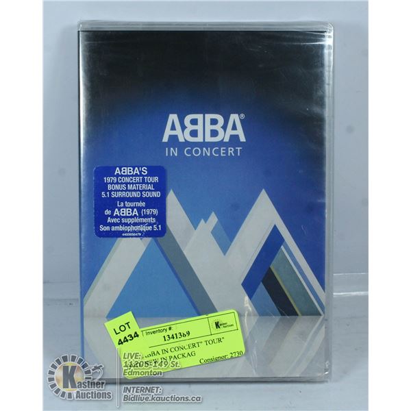 1979 "ABBA IN CONCERT" TOUR" DVD- NEW IN PACKAG