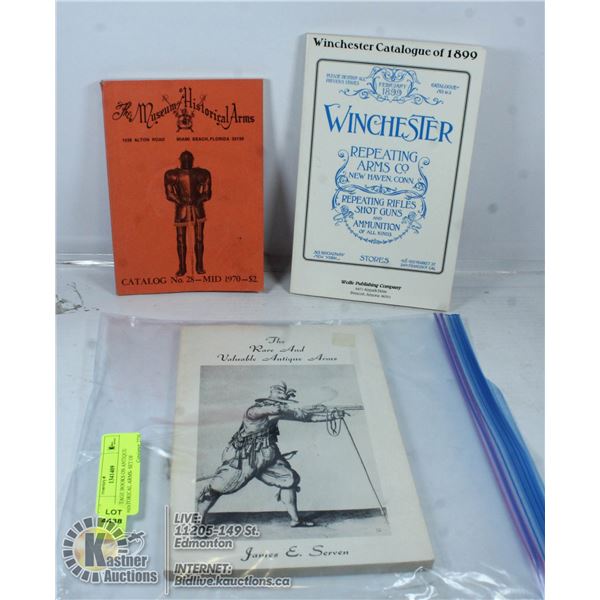 VINTAGE BOOKS ON ANTIQUE HISTORICAL ARMS- SET OF