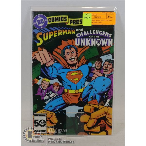 DC SUPERMAN AND CHALLENGERS OF THE UNKNOWN #84