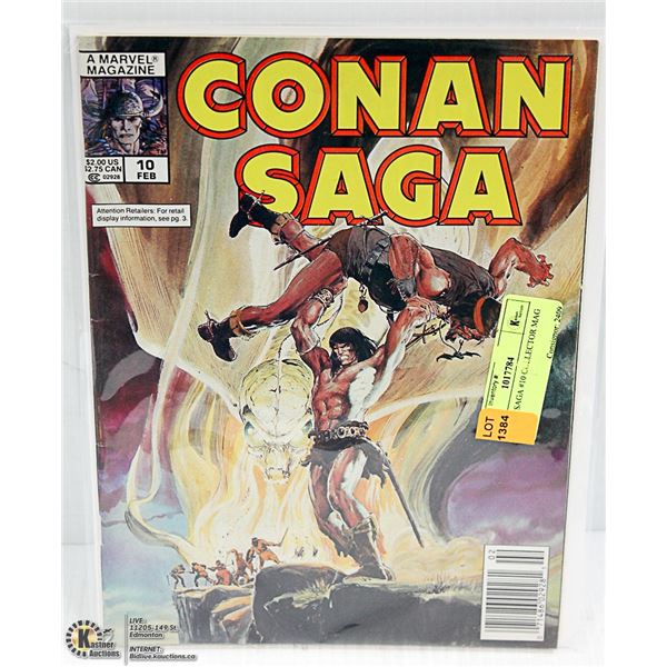 CONAN SAGA #10 COLLECTOR MAG