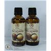 Image 1 : TWO BOTTLES OF 100% PURE AND NATURAL MACADAMIA OIL