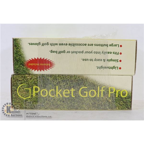 NEW GOLF POCKET PRO ELECTRONIC RECORDER