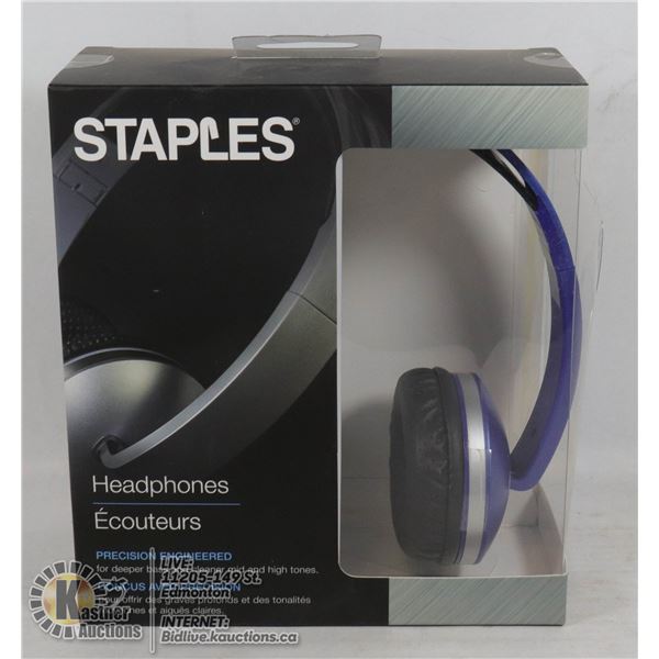 NEW STAPLES HEADPHONES