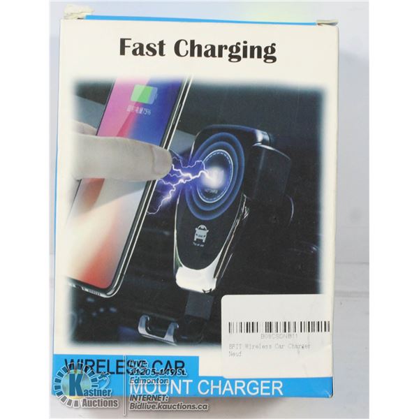 FAST CHARGING WIRELESS CAR MOUNT CHARGER