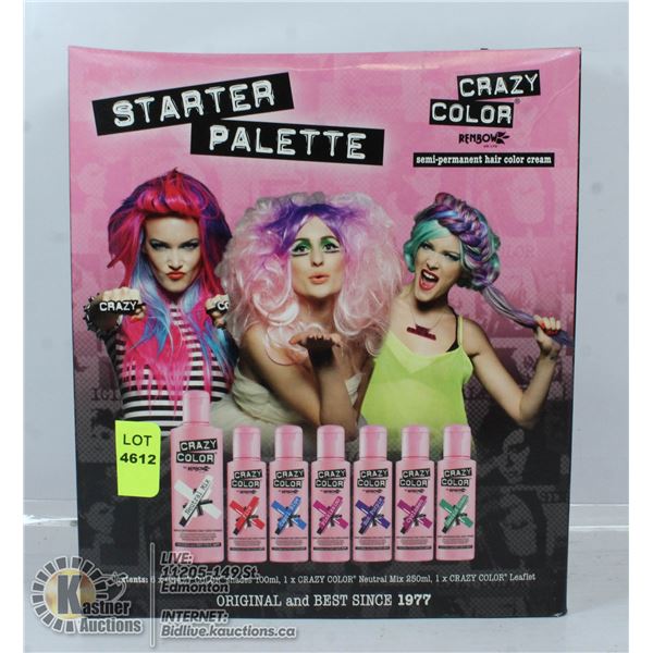 CRAZY COLOR STARTER PALLET SEMI PERMANENT HAIR