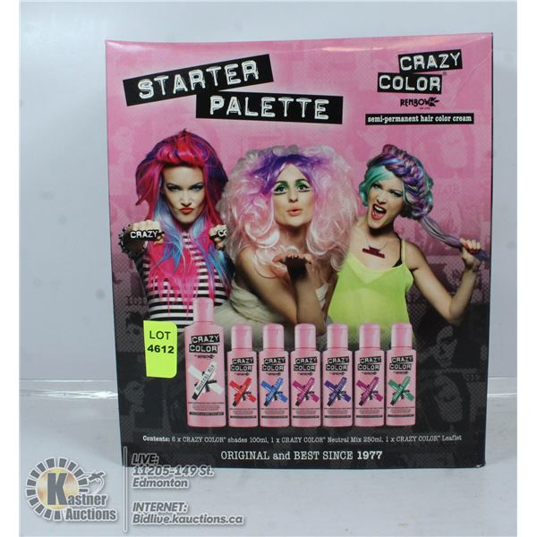 CRAZY COLOR STARTER PALLET SEMI PERMANENT HAIR