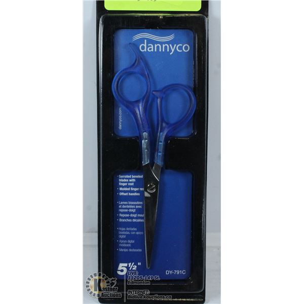 NEW DANNYCO 5 1/2" PROFESSIONAL SALON SCISSORS.