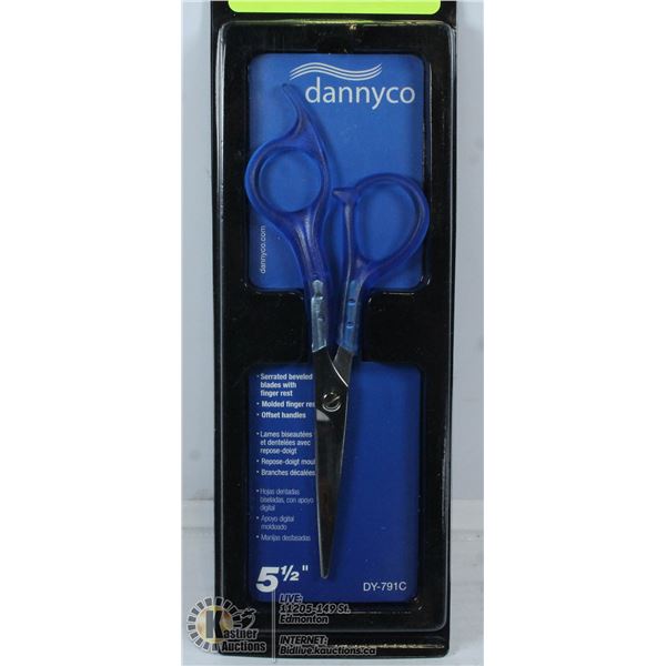 NEW DANNYCO 5 1/2" PROFESSIONAL SALON SCISSORS.