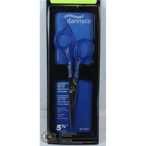NEW DANNYCO 5 1/2" PROFESSIONAL SALON SCISSORS.