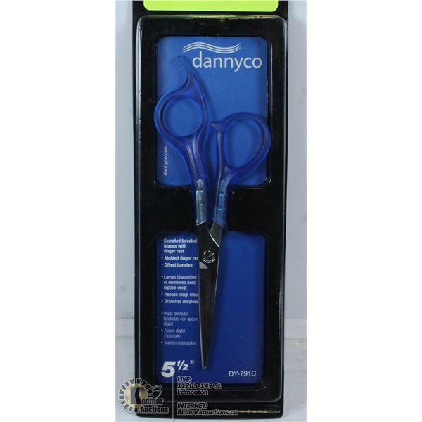 NEW DANNYCO 5 1/2" PROFESSIONAL SALON SCISSORS.