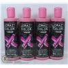 Image 1 : 4 BOTTLES OF CRAZY COLOR PINK SHAMPOO FOR ALL PINK