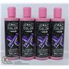 Image 1 : 4 BOTTLES OF CRAZY COLOR PURPLE SHAMPOO FOR ALL