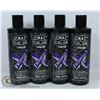 Image 1 : 4 BOTTLES OF CRAZY COLOR PURPLE SHAMPOO FOR ALL