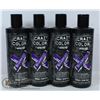 Image 1 : 4 BOTTLES OF CRAZY COLOR PURPLE SHAMPOO FOR ALL