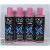 Image 1 : 4 BOTTLES OF CRAZY COLOR BLUE SHAMPOO FOR ALL BLUE