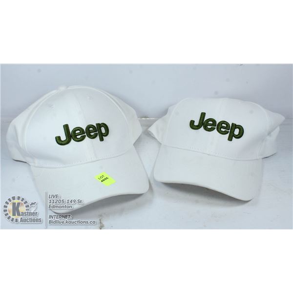 TWO NEW JEEP HATS.