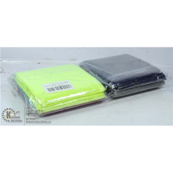 10 PCS EXTREMELY SOFT BANDANA FACE MASKS. MULTI