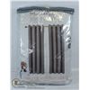 Image 1 : 2 PANEL BLACKOUT CURTAINS. 52"X 63". MACHINE WASH