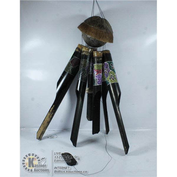 COCONUT BIRDHOUSE AND CHIME