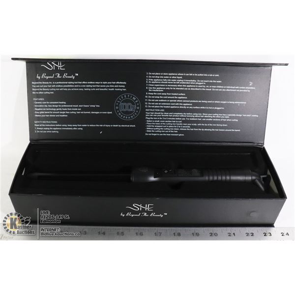 SHE VOLUME TOURMALINE 19MM CERAMIC BARREL CURLER