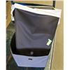 Image 1 : CANVAS/LEATHER CLOTHES HAMPER+STORAGE BOX