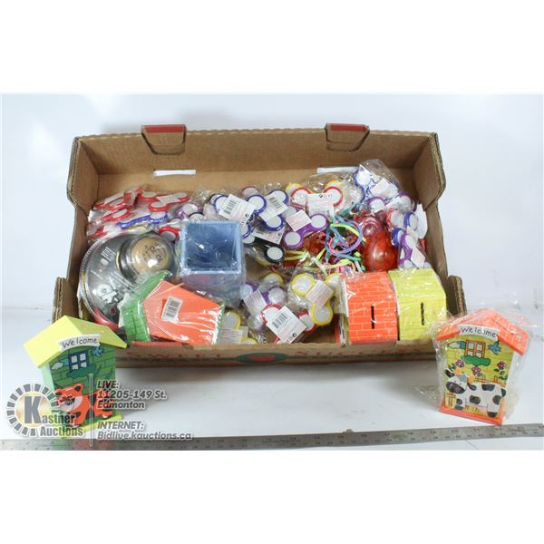 LARGE BOX OF KIDS TOYS