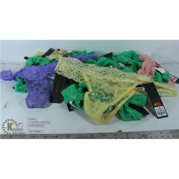 BOX OF NEW LINGERIE PANTIES
