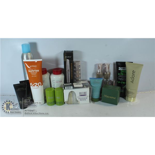 LARGE BEAUTY LOT INCLUDES PURPLE HAIR MASK