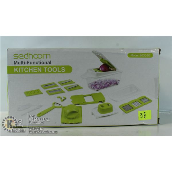 SEDHUOOM MULTI-FUNCTIONAL KITCHEN TOOLS. MINCES,
