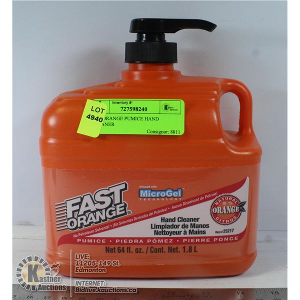 1.8L ORANGE PUMICE HAND CLEANER
