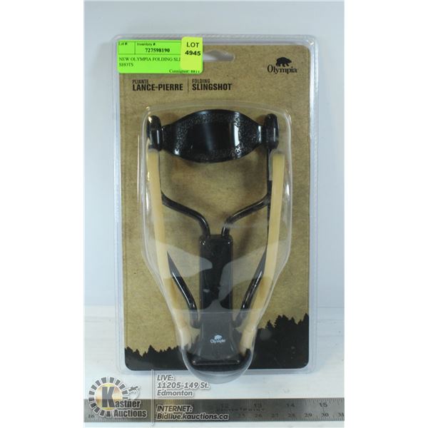 NEW OLYMPIA FOLDING SLING SHOTS