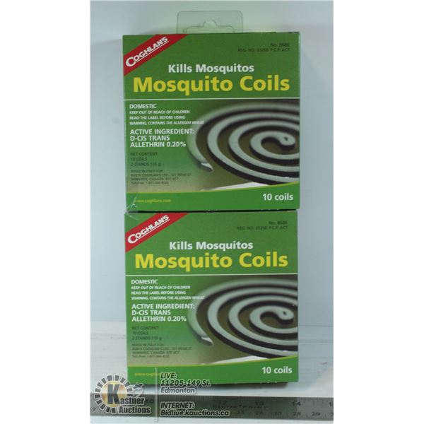 LOT OF 20 COGHLANS MOSQUITO COILS